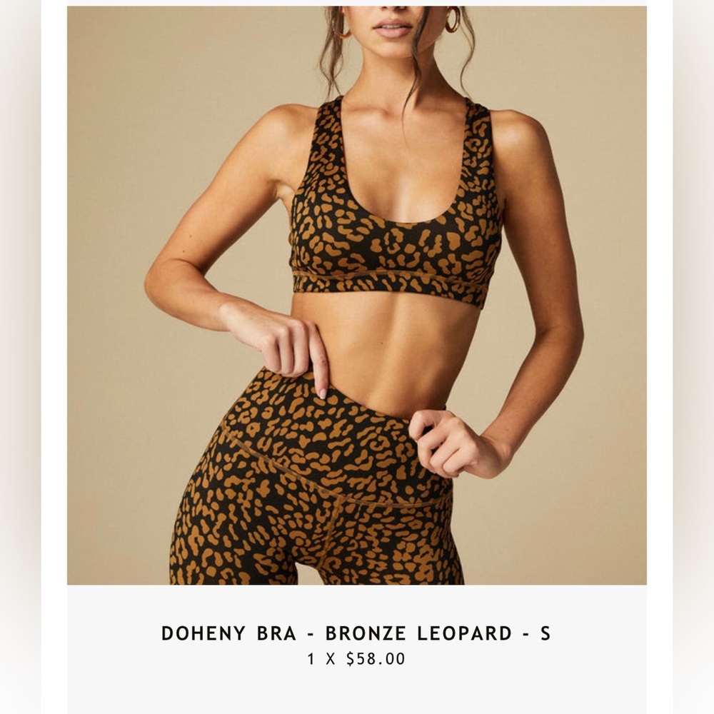TAN + LINES by Sivan Ayla - Doheny Bra - Bronze Leopard